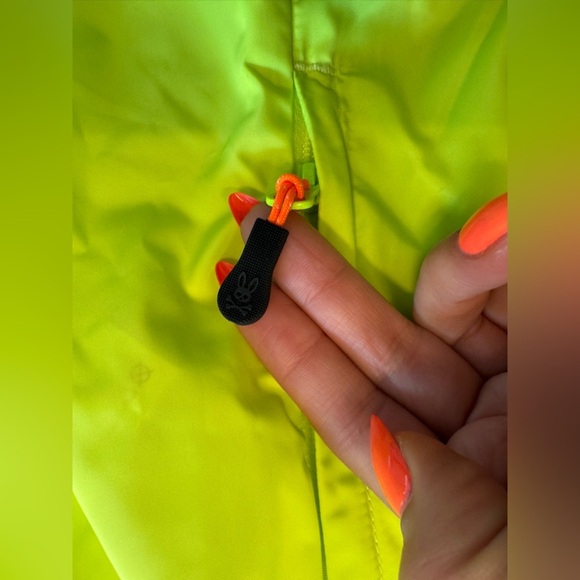 Psycho Bunny Men's Lowick Sport Jacket Neon Lemon Size 3XL - Picture 7 of 8